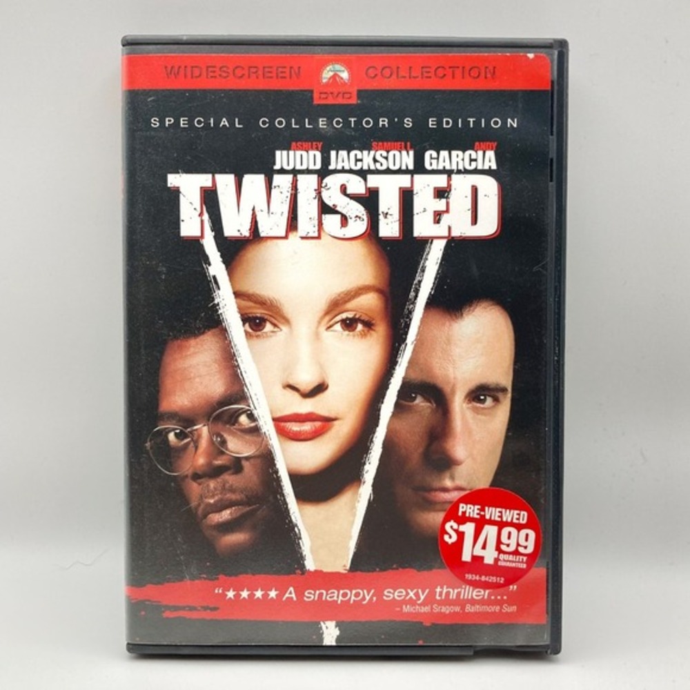 Twisted Special Collectors Edition DVD Ashley Judd Samuel L Jackson Andy Garcia